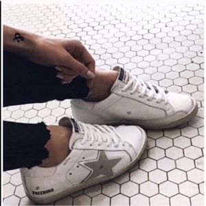 Freebird By Steven Distressed Star Sneakers Size 7